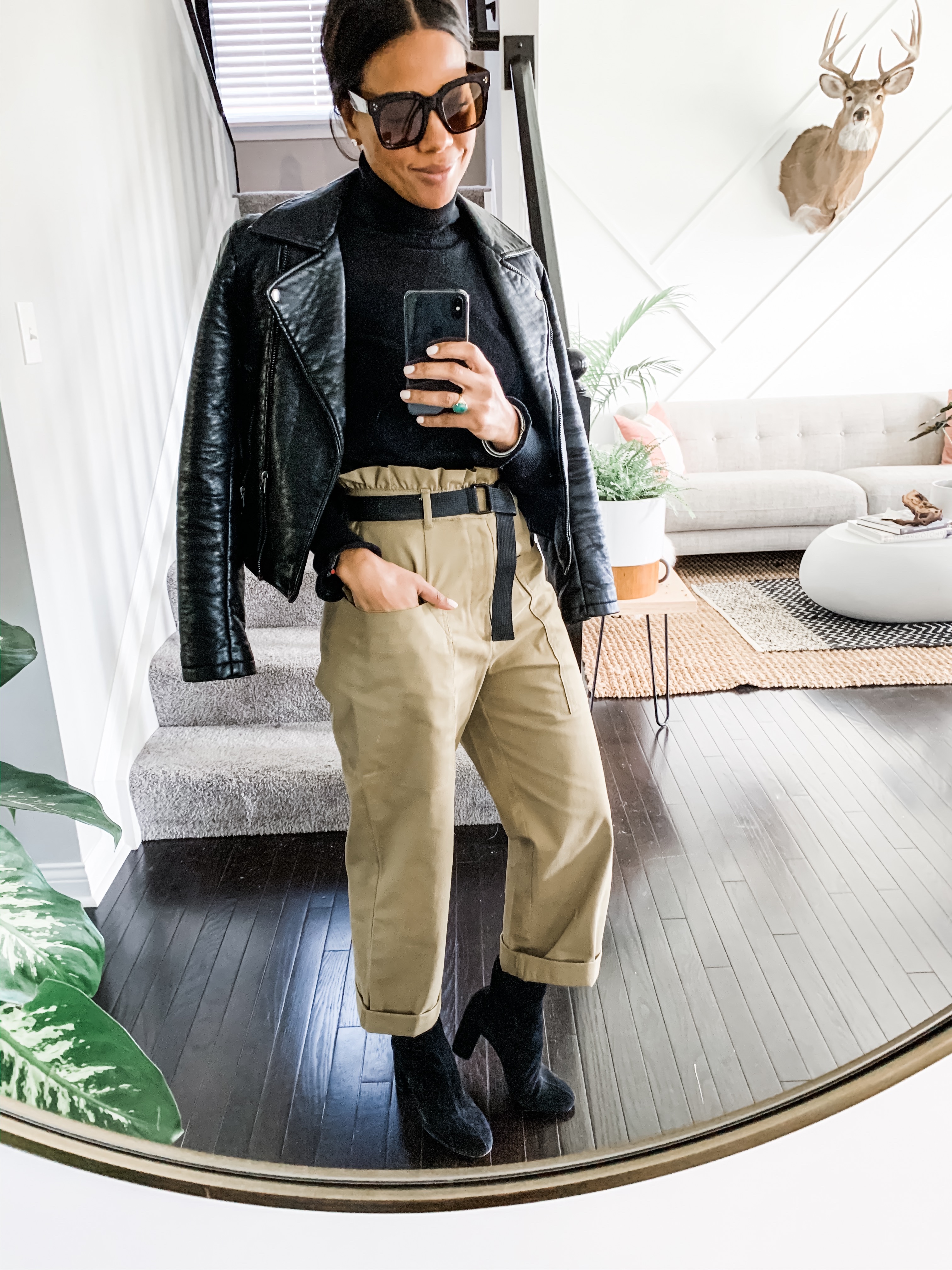Styling High Waist Pants for Fall