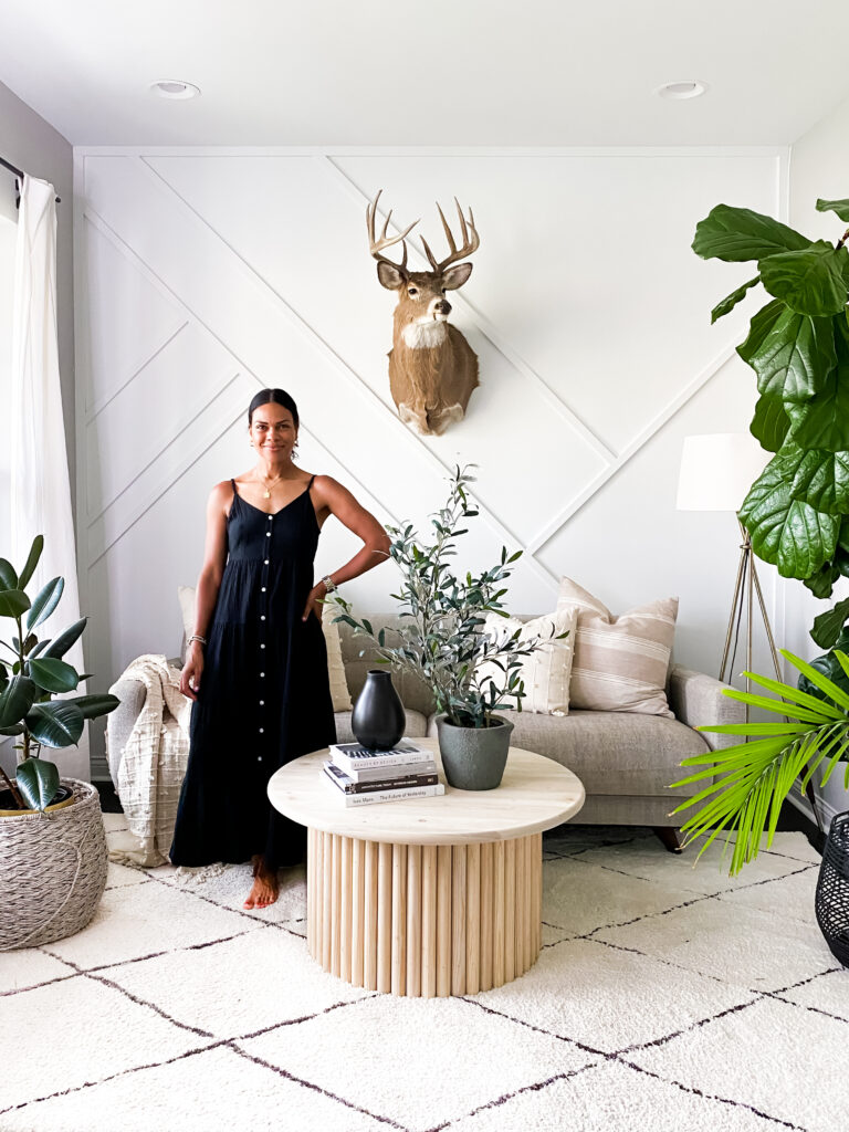 DIY Fluted Coffee Table | Anna Mae Groves
